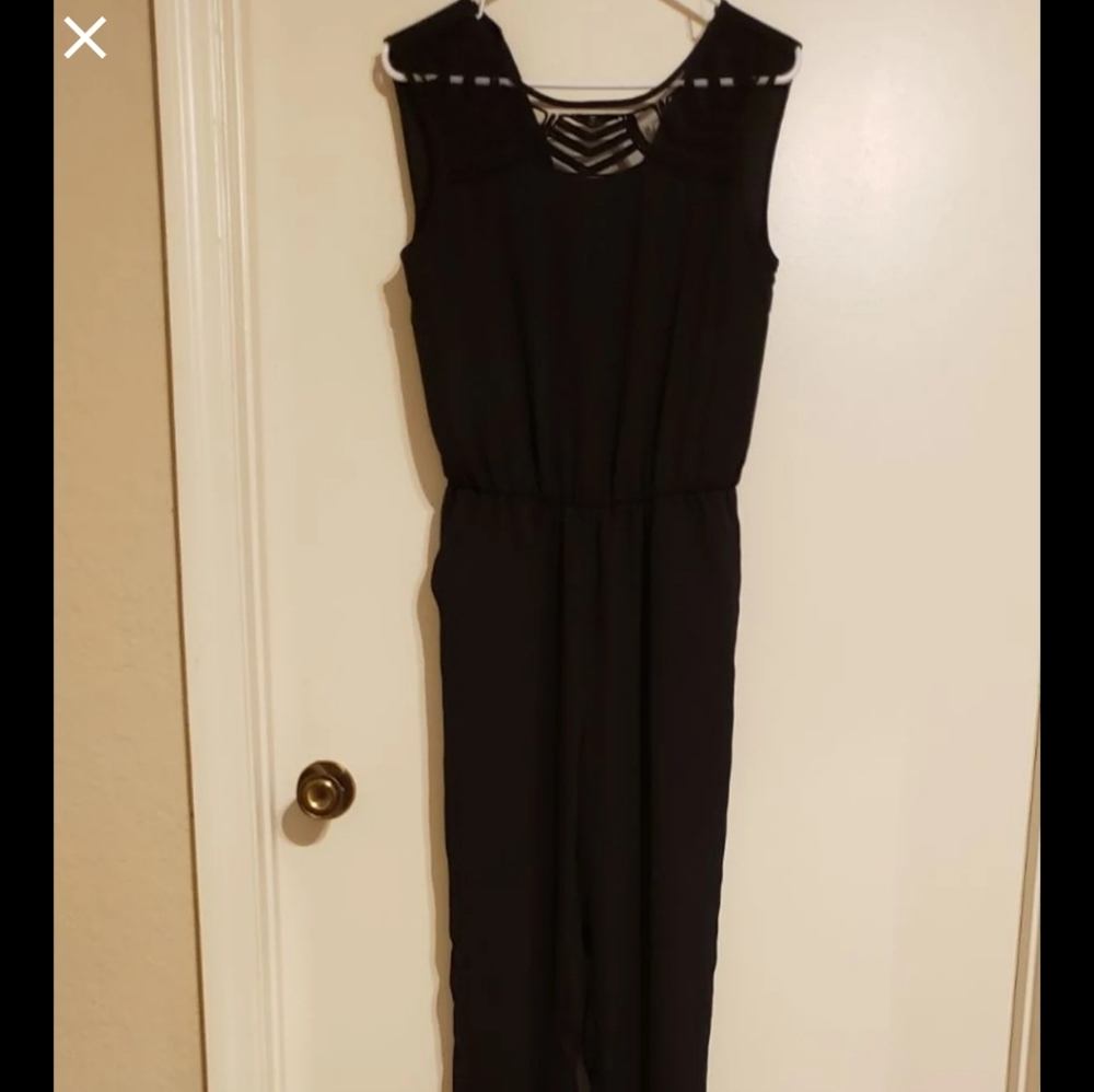 By Decree size M black jumpsuit